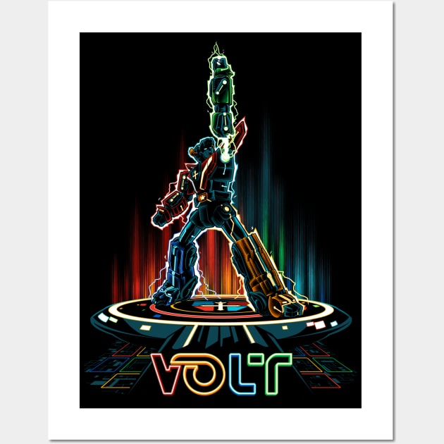 VOLT (TRON) Wall Art by djkopet